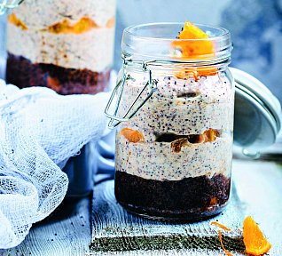 Puding s chia semínky a pomerančem