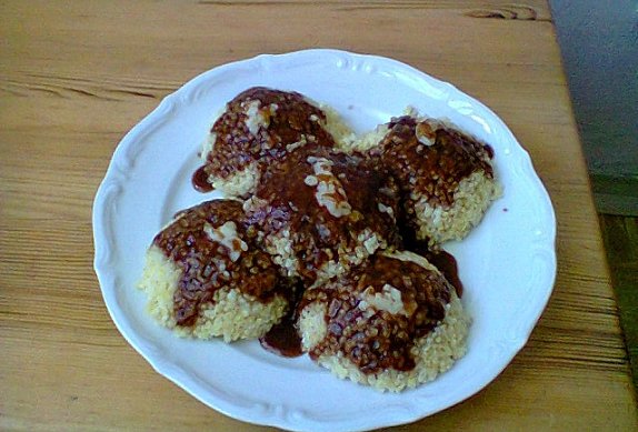 Polévané jáhly, základní recept