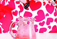 Dort Red Velvet ve tvaru srdce