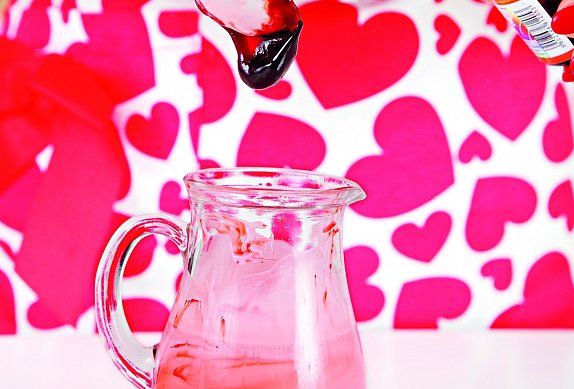 Dort Red Velvet ve tvaru srdce