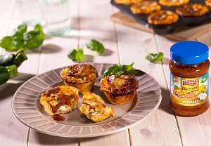Vegetariánské minilasagne s cuketami a ricottou