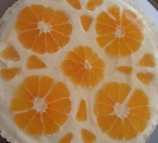 Citronový dort (řezy) s želé