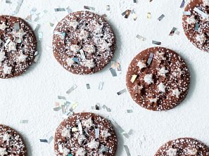 Vánoční čokoládové sušenky