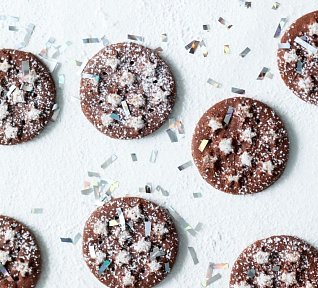 Vánoční čokoládové sušenky