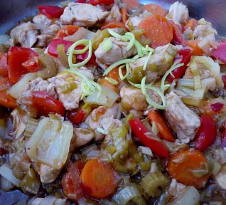 Kuřecí směs se zeleninou