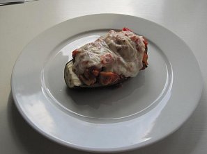 Zapečený lilek po italsku - bez tuku Zapečený lilek po italsku - bez tuku