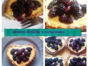Dortové košíčky s ostružinami Dortové košíčky s ostružinami
