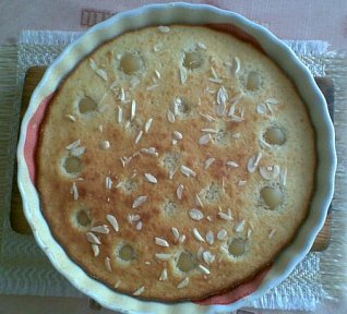 Koláč s hroznovým vínem