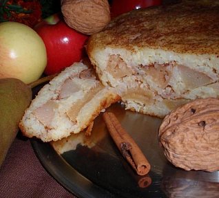 Hruškový / Jablečný rýžový nákyp