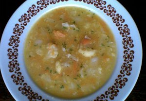 Květáková polévka s mrkví  II.