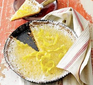 Citronový koláč z mléčné rýže