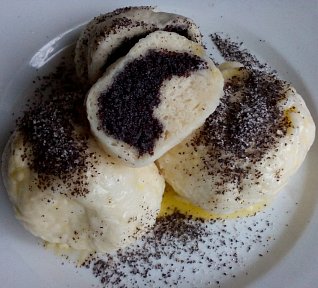 Makové knedlíky - kynuté