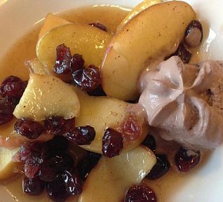 Pečená jablka na javorovém sirupu