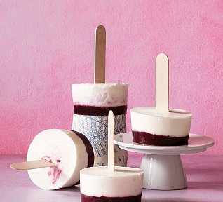 Borůvkovojogurtové nanuky