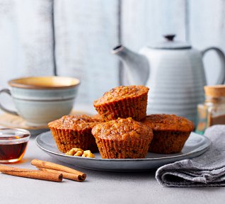 Ořechové muffiny