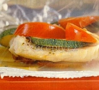 Mořská štika v alobalu