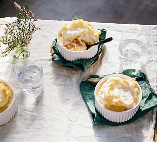 Rýžový nákyp s meruňkami