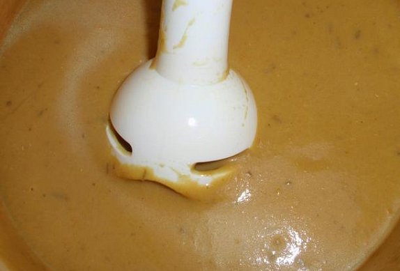 Bramborovo-lilková krémová polévka s mrkví