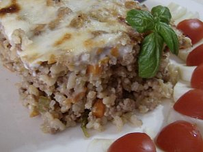 Zapečené rizoto česko-italské hospodyně