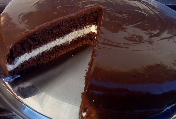Smetanovo - čokoládový dort