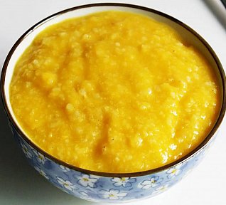 Matar dal khichdi falešný, základní recept