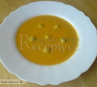 Krémová mrkvová polévka