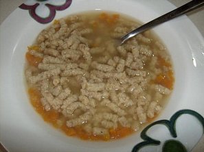 Italské protlačované nudle - passatelli