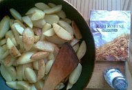 Restované kari brambory