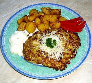 Jemnický řízek v bramboráku