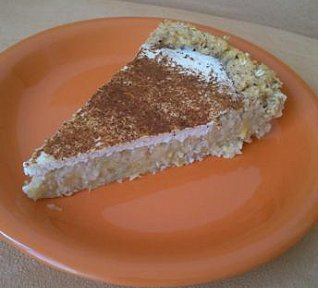 Zdravý a výborný dietní ovesný koláč s tvarohem