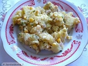 Brambory s kysaným mlékem