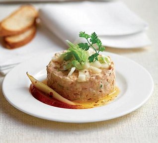 Tvarohová pomazánka Obazda s hruškami