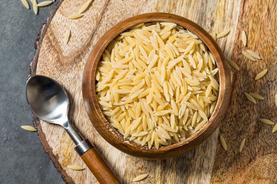 Citronové orzo se špenátem