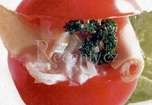 Rajčata plněná hermelínem