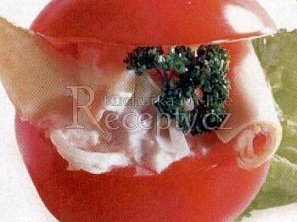 Rajčata plněná hermelínem