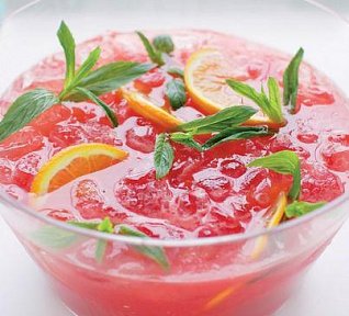 Melounovo-zázvorový fizz