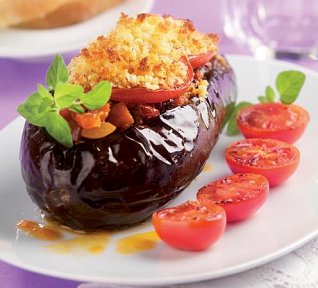 Plněné lilky Imam bajaldi