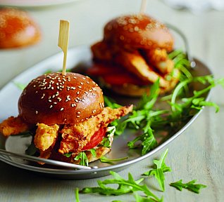 Burgery z podmáslového kuřete