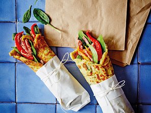 Bramborové wrapy s uzeným