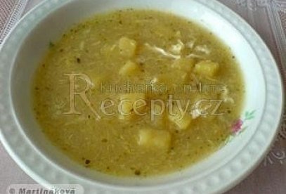 Kmínová polévka s bramborem