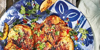 Grilované kuře naplacato