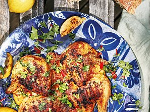 Grilované kuře naplacato