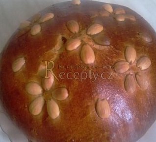 Drobenkový mazanec (bochánek) Drobenkový mazanec (bochánek)