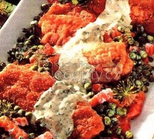 Ševcovský řízek na zelenině