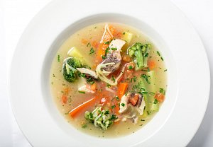 Jednoduchá rybí polévka
