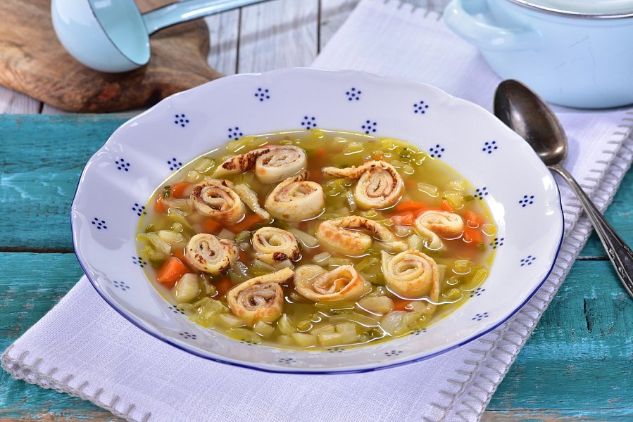 Celestýnské nudle do polévky