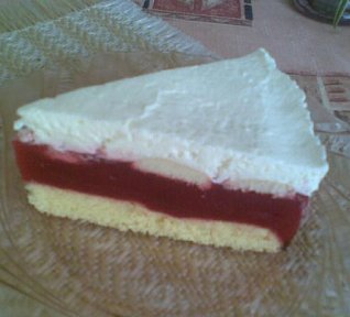 Malinový dort - bez křoupání