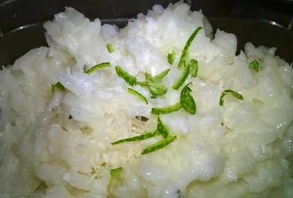 Limetková mléčná rýže s kokosem photo-0