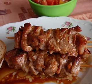 Pivní marinované špízy