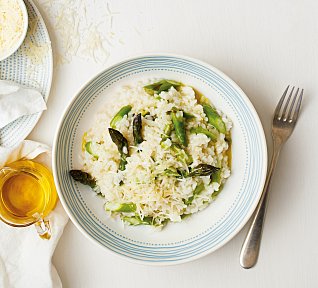 Risotto s chřestem